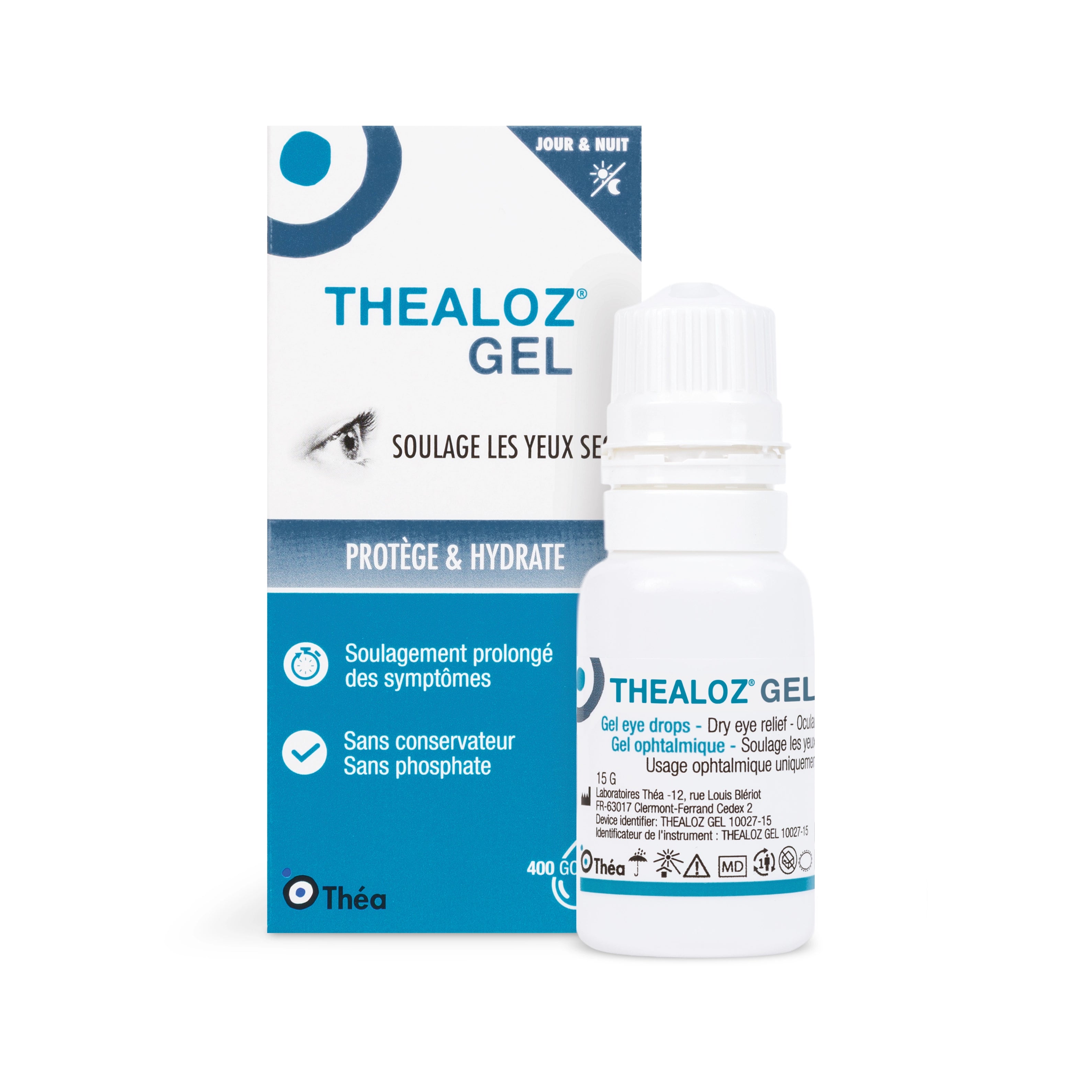 THEALOZ® GEL — format multidose 15 ml (400 gouttes)