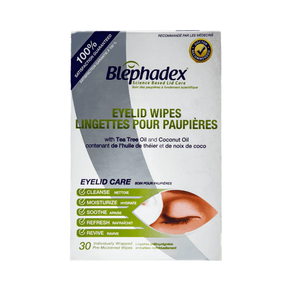 Lingettes à base d'arbre à thé - Blephadex™ Lingettes Labtician Théa - Ocucalm
