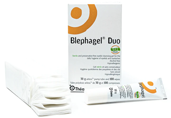 Lingettes nettoyantes - Blephagel Duo® Labtician Théa - Ocucalm